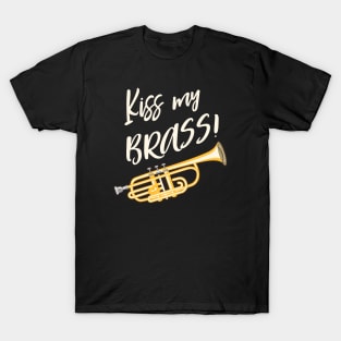 Kiss My Brass Band Trumpet T-Shirt